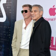 Brad Pitt i George Clooney na premijeri filma