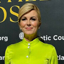 Kolinda Grabar-Kitarović u haljini brenda Edeline Lee u New Yorku