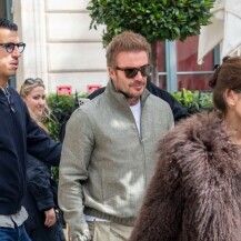 David Beckham u šetnji Parizom