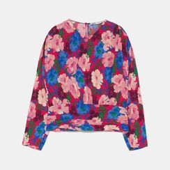 Zara, cvjetna bluza i hlače - 2