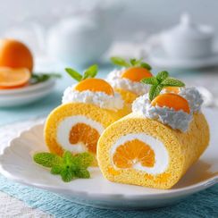 Rolada od sira i mandarina