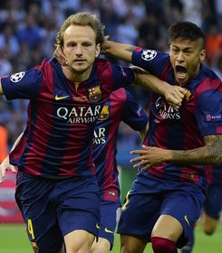 Ivan Rakitić i Neymar (Foto: AFP)