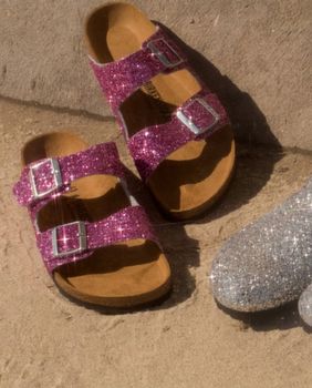 Natikače Birkenstock sa šljokicama