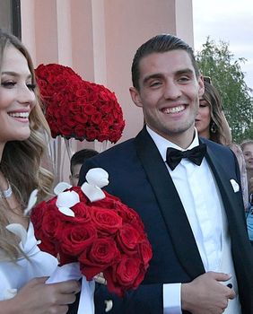 Izabel i Mateo Kovačić na svom vjenčanju