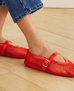 Mrežaste balerinke modne kuće Alaia