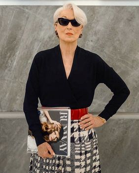 Meryl Streep kao Miranda Priestly u filmu Vrag nosi Pradu 2