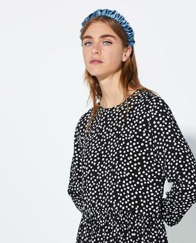 Crna verzija popularne haljine na točkice - 6