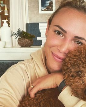 Donna Vekić sa svojim psom Malijem