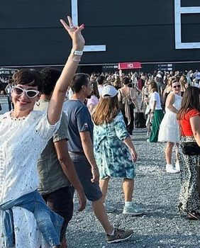 Irena Pecotić na koncertu Adele