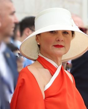 Sanja Musić Milanović sa šeširom brenda Kobali