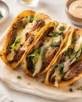 Taco burger