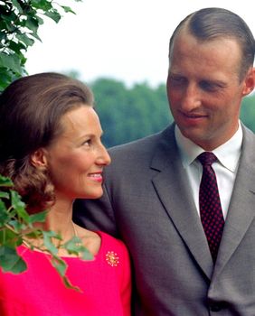 Zaruke Haralda V. i Sonje Haraldsen 1968.