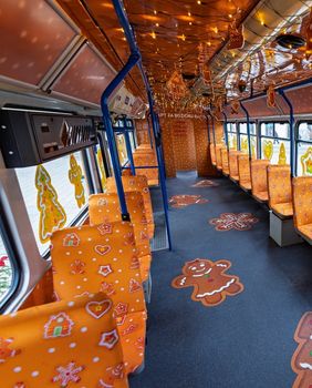 Osječki božićni tramvaj