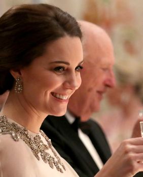 Catherine na kraljevskoj gala večeri u Oslu