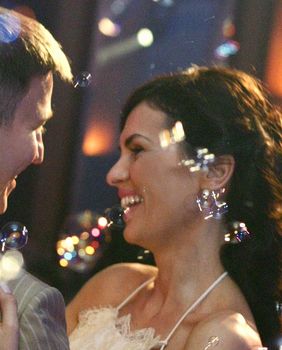 Hrvoje i Branka Krstulović na svom svadbenom slavlju 2005.