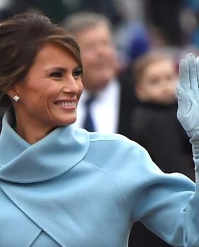 Melania Trump na inauguraciji Donalda Trumpa 2017.