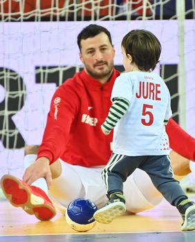 Domagoj Duvnjak sa sinom