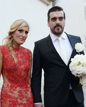 Janica Kostelić na vjenčanju Hrvoja Brlečića i Antonije Blaće