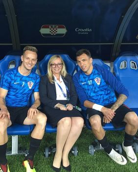 Iva Olivari je team menadžerica hrvatske nogometne reprezentacije - 1