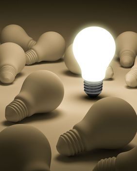 Žarulja kao simbol pameti i dobre ideje