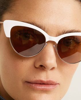 Sunčane naočake s bijelim okvirima, Mango, 79 kuna