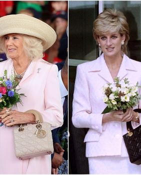 Kraljica Camilla i princeza Diana s Lady Dior torbom