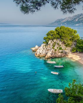 Plaža Podrače, Brela