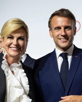 Kolinda Grabar-Kitarović i Emmanuel Macron
