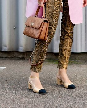 Chanelov slingback model u street style izdanju s Tjedna mode