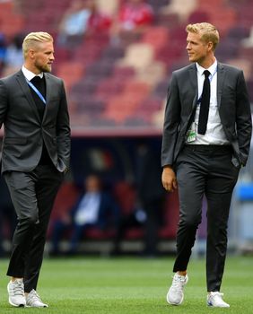 Kasper Schmeichel i Jonas Lossl, vratari danske nogometne reprezentacije