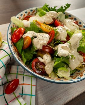 Dressing za salatu od zrnatog sira