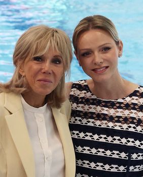 Brigitte Macron i princeza Charlene