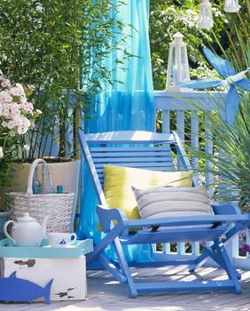 Ideje kako stvoriti morski ugođaj na balkonu - 9