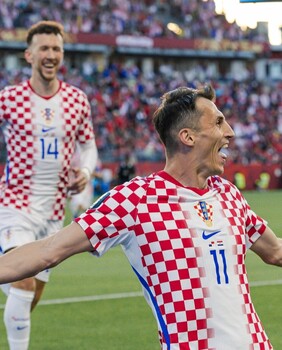 Ante Budimir na utakmici protiv Paname