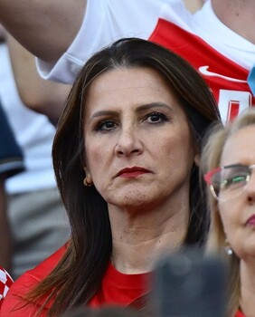 Davorka Dalić na tribinama