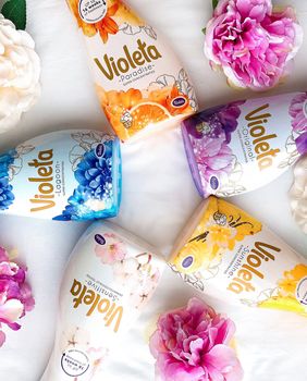 Violeta omekšivači