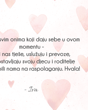 Još jednom svima - veliko hvala