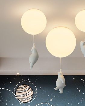 Lampa u obliku polarnog medvjedića