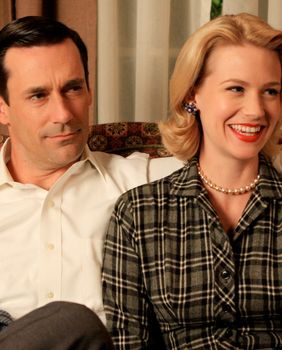 Jon hamm i January Jones u sceni iz serije Mad Men