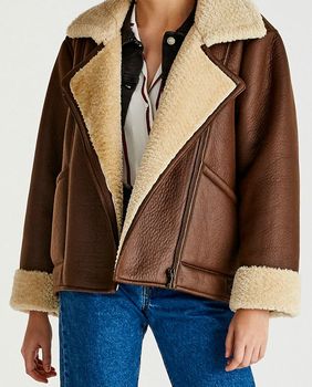 Faux-shearling jakna