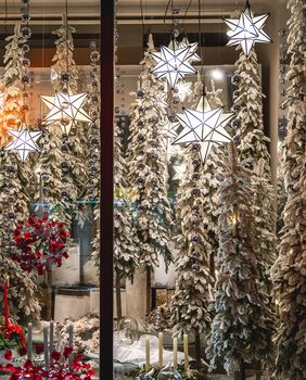 Božićno uređenje izloga cvjetne galerije Saše Šekoranje - 4