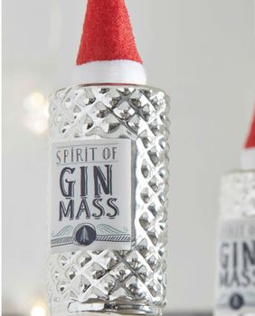 Ukras za bor u obliku bočice za džin