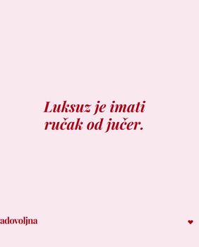 Što je za vas luksuz?