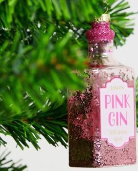 Ukras za drvce u obliku bočice džina