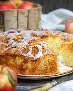 Brzi kolač s jabukama