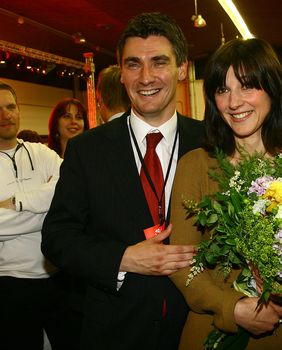 Sanja Musić Milanović i Zoran Milanović 2007. godine