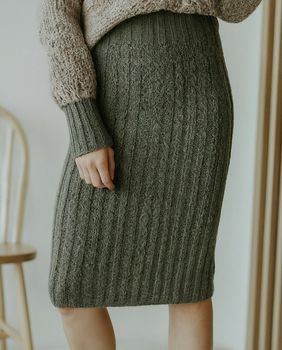 Pletene suknje su omiljeni dio jesenske garderobe