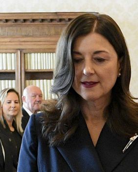 Sanja Musić Milanović u audijenciji kod pape Lava XIV.