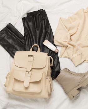 Torba od svijetle kože