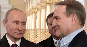 Vladimir Putin i Viktor Medvedčuk (Foto: AFP)